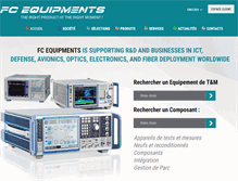 Tablet Screenshot of fc-equipments.com